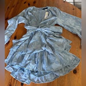 Blue Rain romper